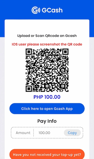 🌷Step 4: Upload or scan the QR code on your GCash wallet to pay.