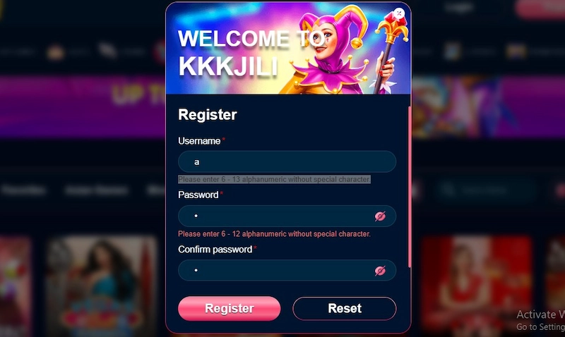Register KKKJILI