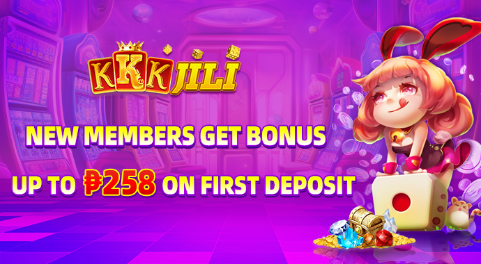 New members get bonus up to ₱258 on first deposit